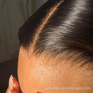 Vendor Hd Transparent Swiss Lace Front Wig Human Hair 360 Lace Frontal Wig Straight Glueless Brazilian 100% Virgin Full Lace Wig
